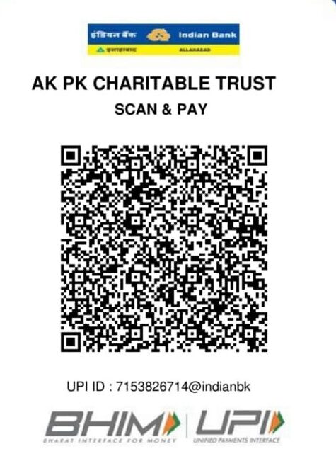 UPI QR for AK PK Charitable Trust (Sundaram Charitable Trust)